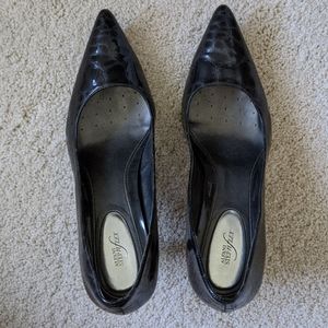 Dark blue/grey print Alfani Heels